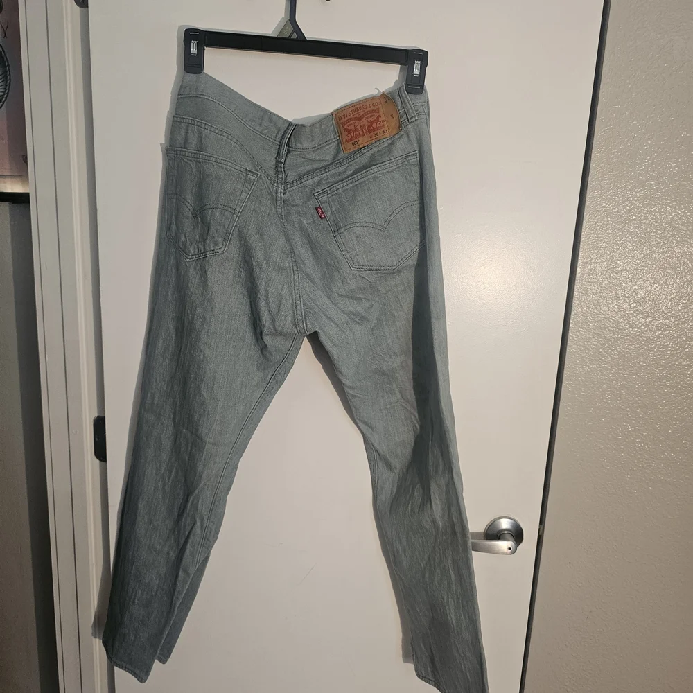 Levi’s 501 White Oak Cone Denim Jeans – Rare Sage Grey 36 of Levi’s 501 - Picture 7 of 8